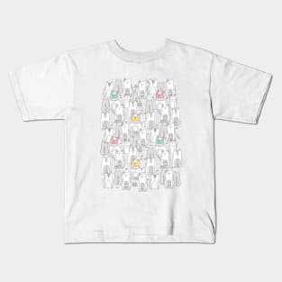 Doodle cats Kids T-Shirt